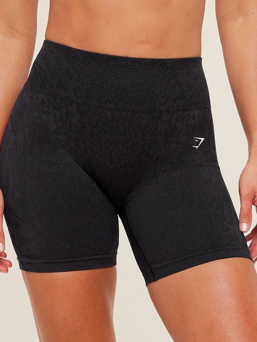 Gymshark Black Adapt Animal x Whitney Shorts